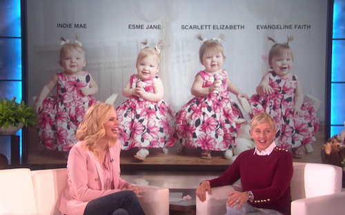 Ellen Surprises Mother Of Quads With Two Gifts That She Will Never