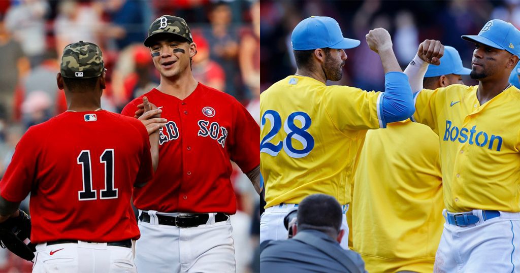 Boston Red Sox's Jersey Changed From Red To Yellow Here's Why